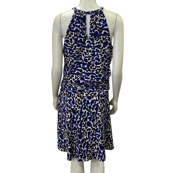 Suzy‎ Chin for Maggy London  Leopard Print Sleeveless Halter Dress 10 - Picture 7 of 9